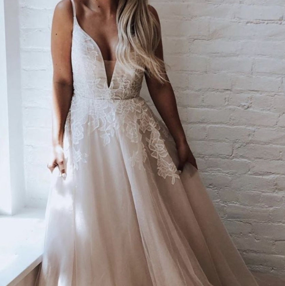 NWT Blush by Hayley Paige Gown Plus Size